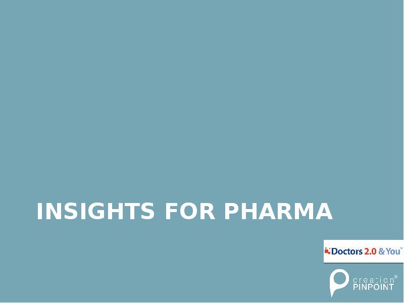 Insights for Pharma
