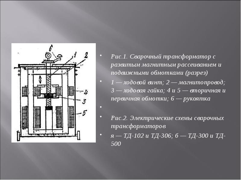 Первичная обмотка сварочного трансформатора. Сварочный трансформатор с подвижными обмотками - принцип действия. Схема сварочного трансформатора с подвижными обмотками. Сварочный трансформатор с магнитным рассеиванием. Сварочный трансформатор типа ТСК С раздвижными обмотками.