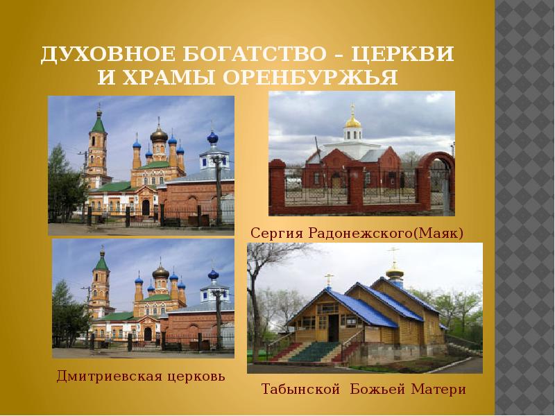 Дмитриевская Церковь Оренбург