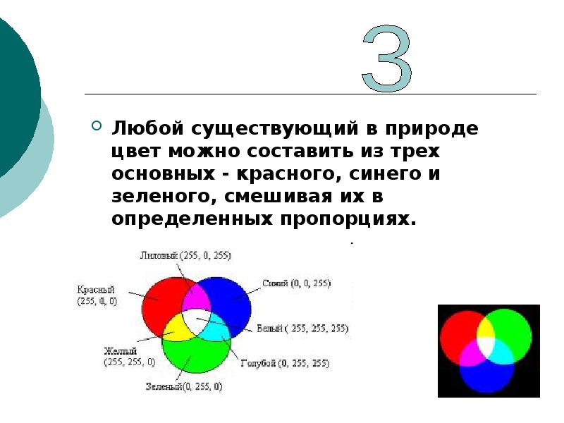 Сколько цветов может быть в презентации