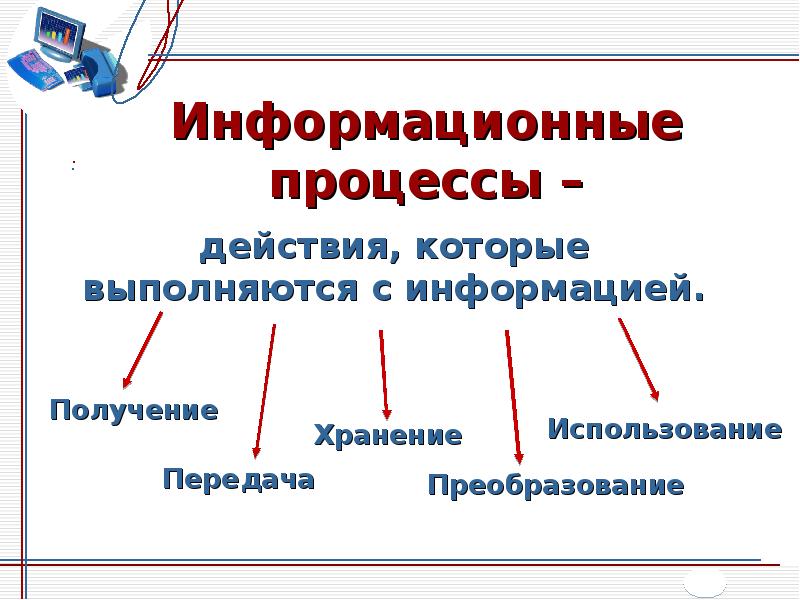 Информационные процессы в информатике