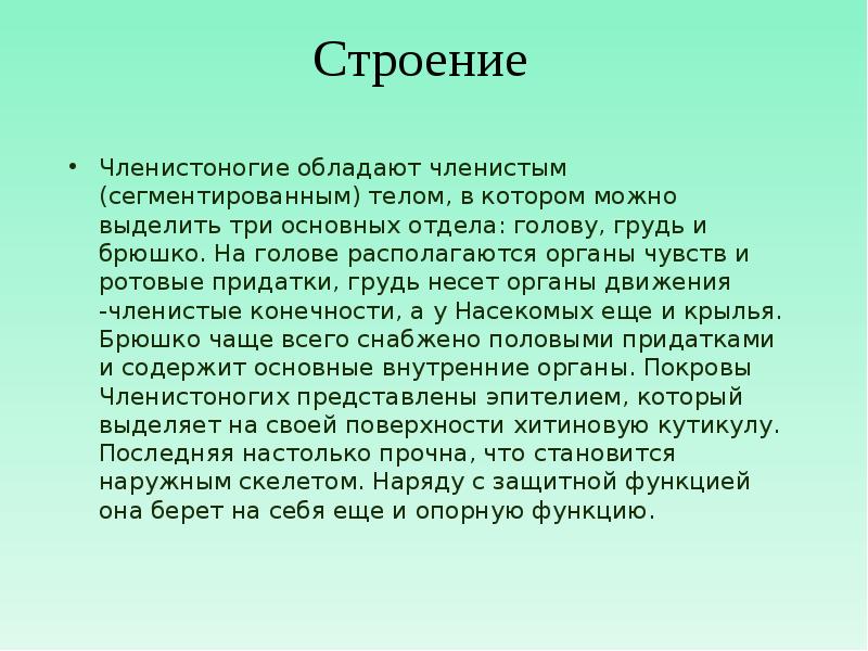 Разнообразие и роль членистоногих в природе Краснодарского края.