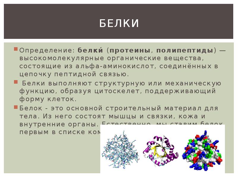Ионные связи белка