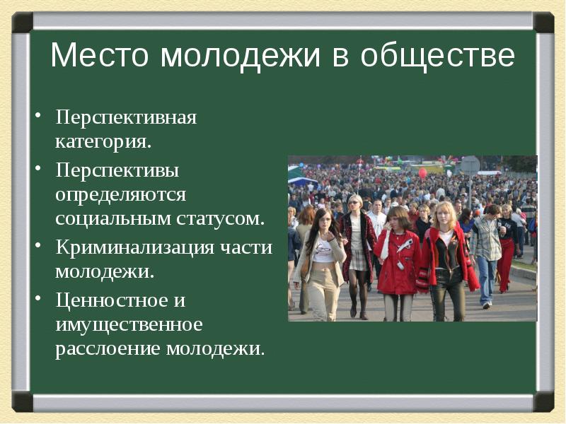 Молодежь в современном обществе план обществе