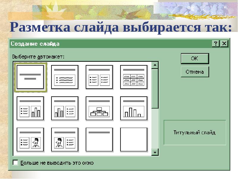 Как правильно размещать картинки в презентации