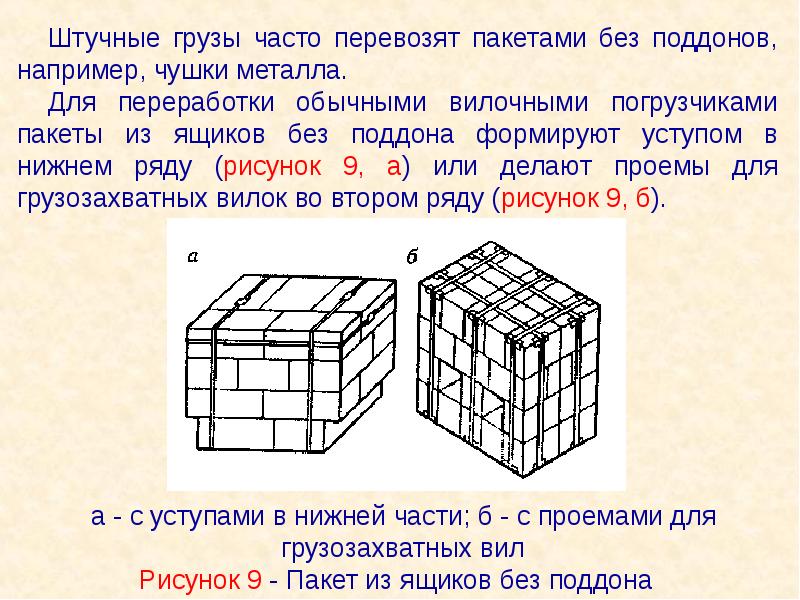 Тарно штучные грузы презентация