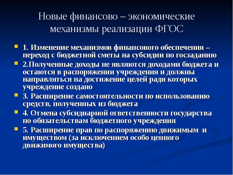 Механизм финансовой защиты. Финансово-экономические механизмы реализации проекта.