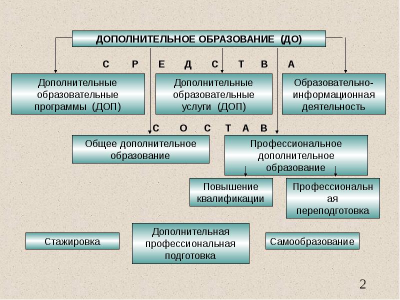 Организация дополнительного профессионального образования