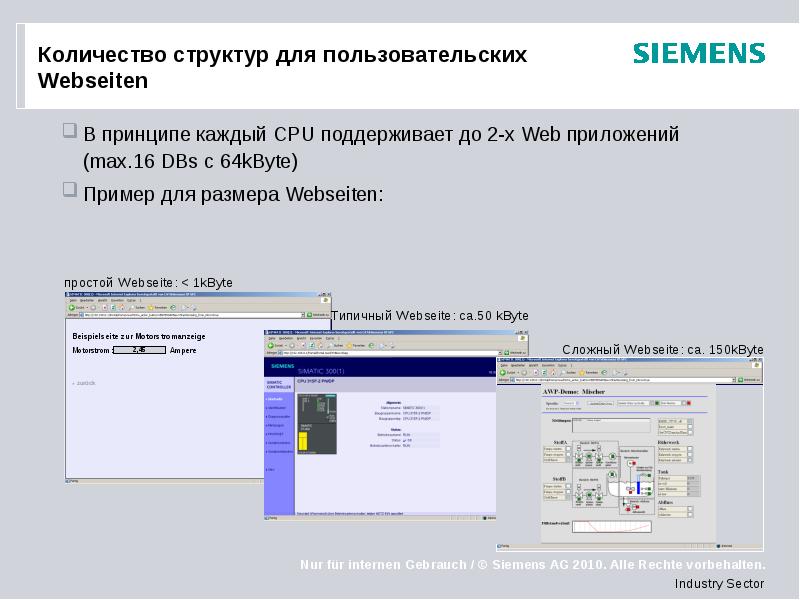 Количество структур для пользовательских Webseiten В принципе каждый CPU поддерживает до