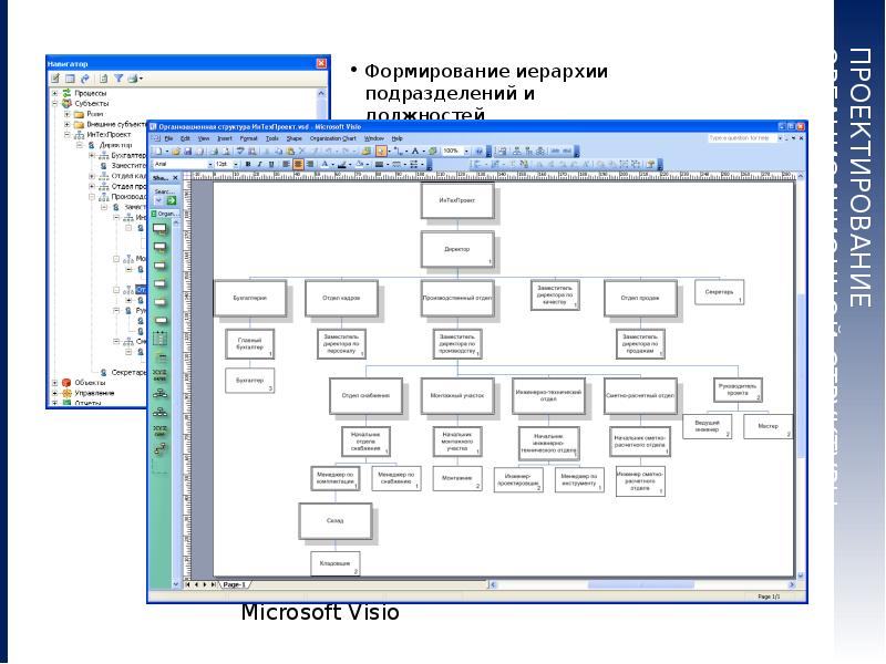 Создание иерархической схемы электрической принципиальной