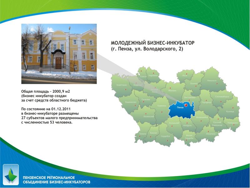 Проект молодежного бизнес инкубатора