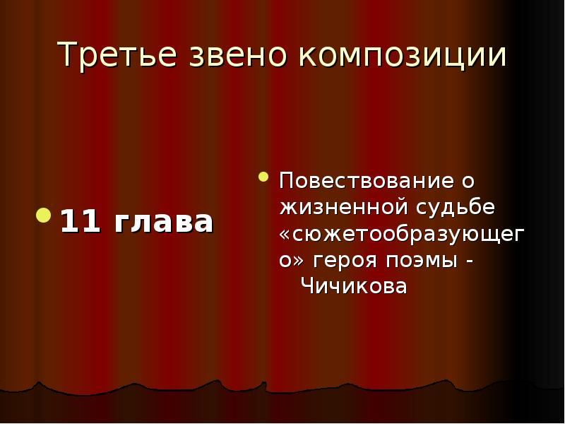 Происхождение чичикова в 11 главе. Композиция повествования. Образ Чичикова вывод.