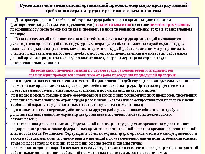 Проекты актов содержащих требования охраны труда создаются в следующем порядке