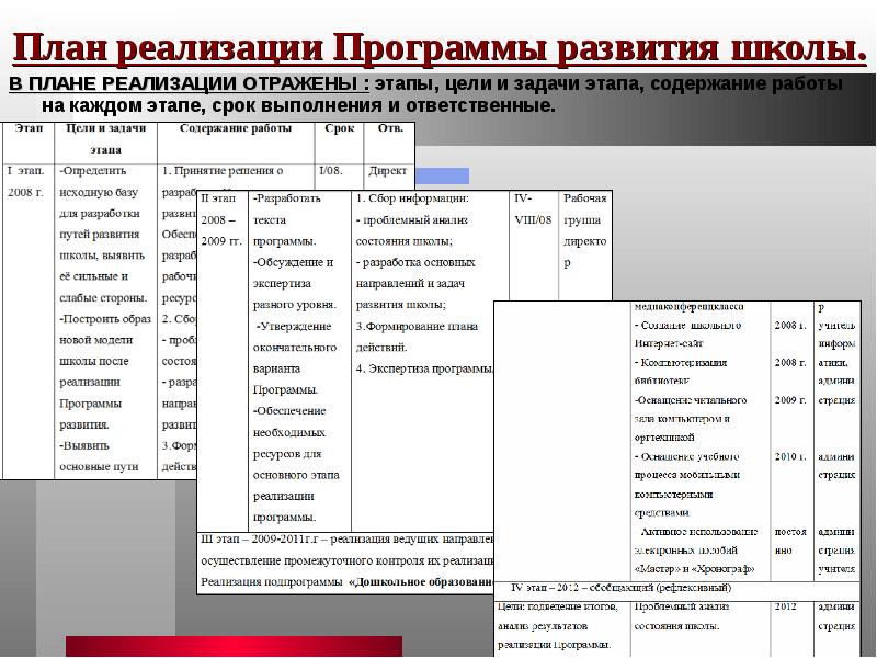 Программа реализации школы