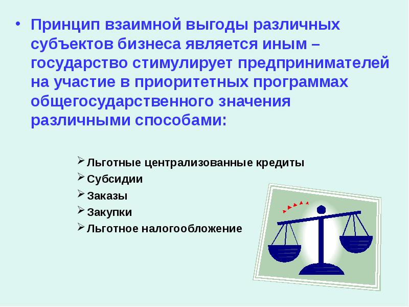 Субъекты бизнеса. Принцип взаимной выгоды. .Принцип (режим) взаимной выгоды. Принцип взаимной выгоды в международном экономическом праве. Принцип равенства и взаимной выгоды государств.