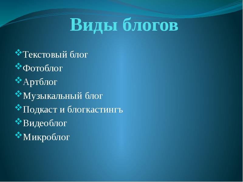 Виды блогов презентация. Текстовый блог. Текстовые блоги.