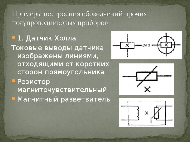 Графическое изображение маркировка полупроводниковых приборов