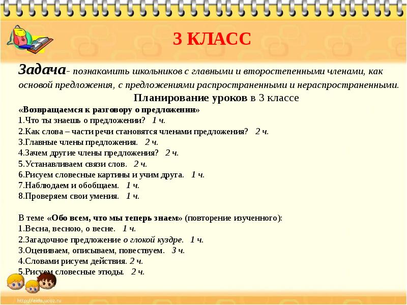 Словами рисуем действия 3 класс гармония