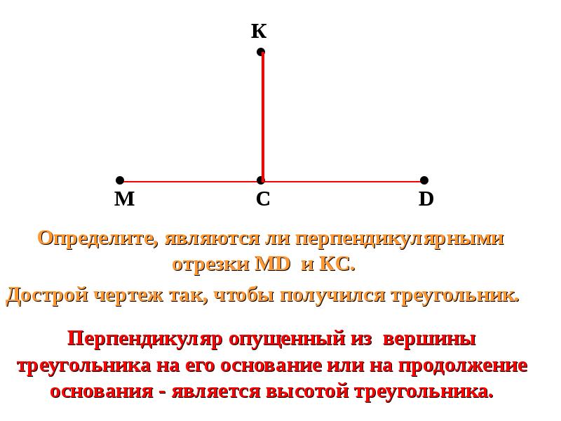 Тема перпендикулярные