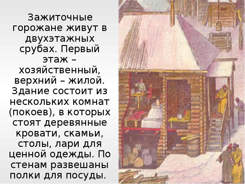 Как называют горожан. Жилище зажиточного Горожанина в древней Руси. Жилища горожан в древней Руси. Диоища древнерусских горожан. Жилище крестьян в древней Руси.