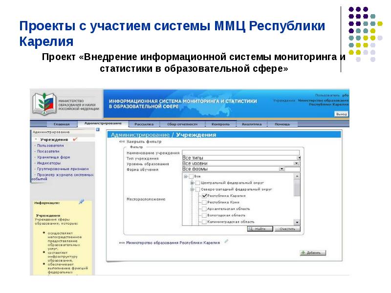 Проект информатизация системы образования