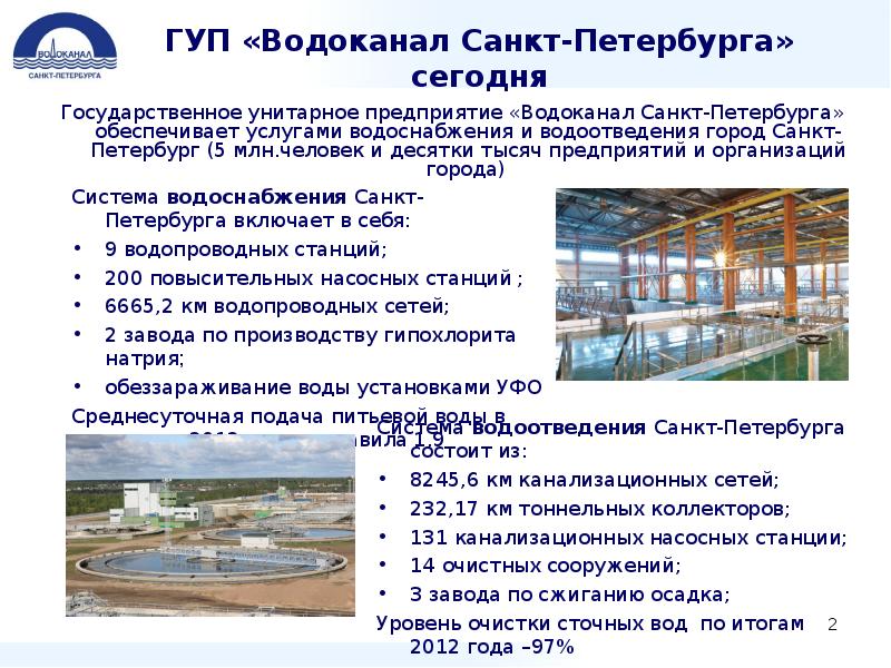 План закупок водоканал санкт петербурга