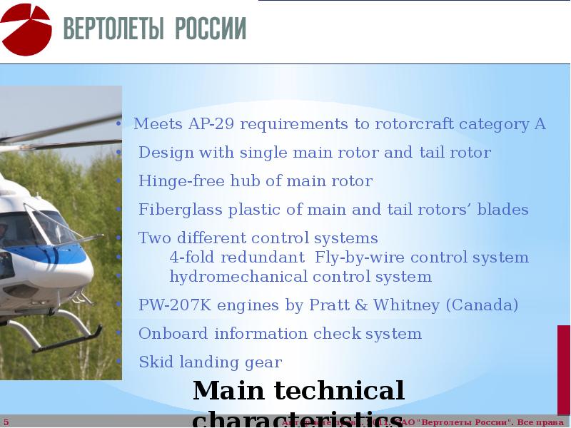Вертолеты презентация на английском