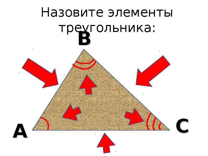 Каких элементов нет в треугольнике