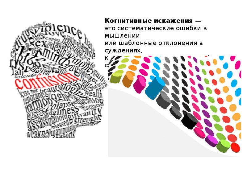 Когнитивные искажения карта в отличном качестве