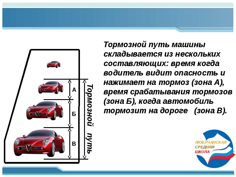 Нет тормозного пути при дтп