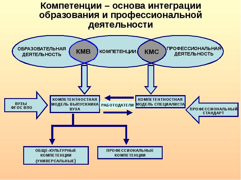 Профессионального образования в соответствии с. Компетентностная модель выпускника вуза ФГОС 3++. Компетентностная модель специалиста. Интеграция в профессиональном образовании. Профессиональные компетенции и высшее образование.