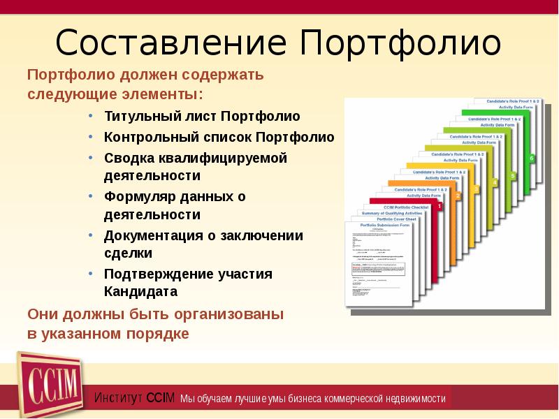 Презентация своего портфолио