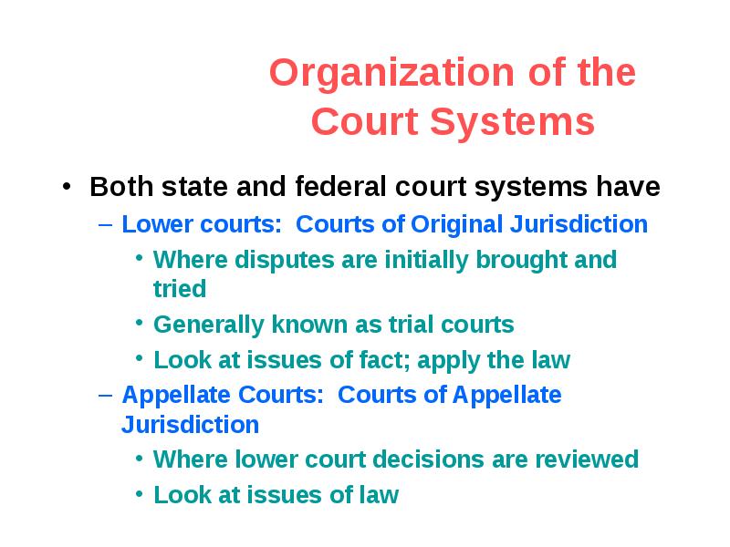 The Importance Of Due Process In The Court System