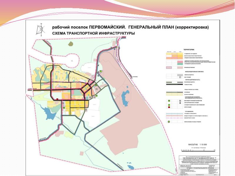 Транспортная схема поселка