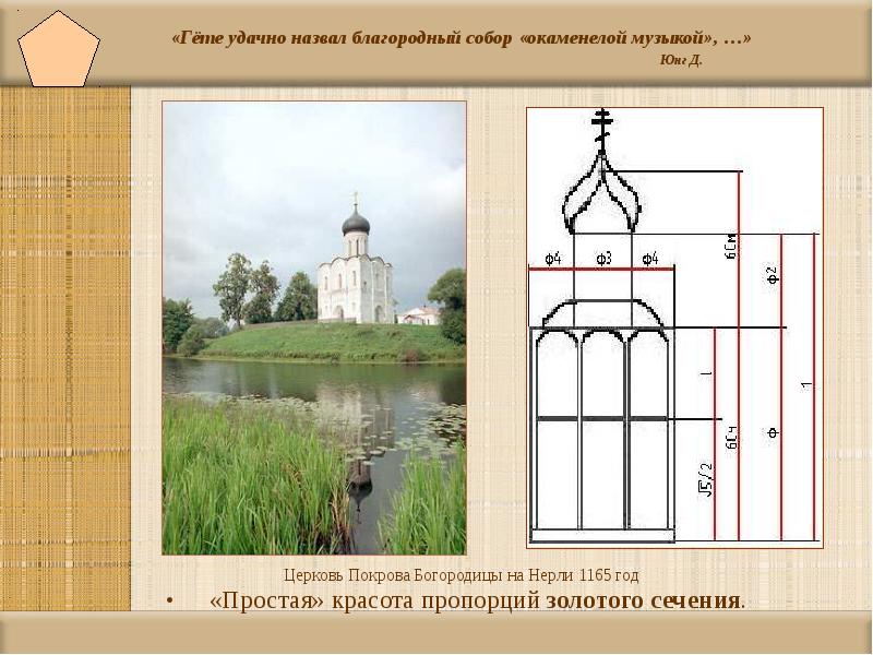 Золотое сечение презентация 10 класс