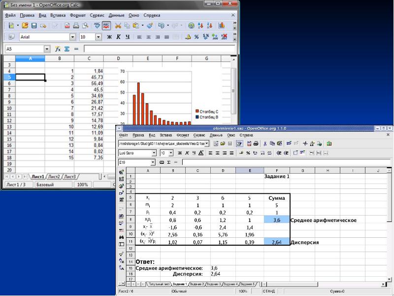 Табличный процессор excel презентация