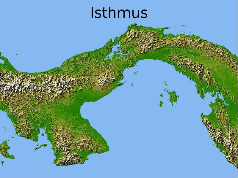 Крайние точки южной америки на карте. Перешеек это в географии. Северным панамским перешейком. Где находится панамский перешеек на карте южной америки. Панамский перешеек на карте южной америки.