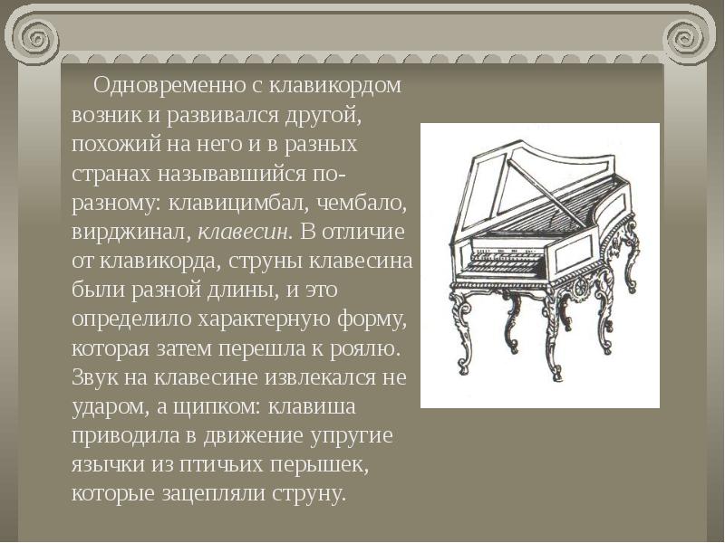 История фортепиано презентация