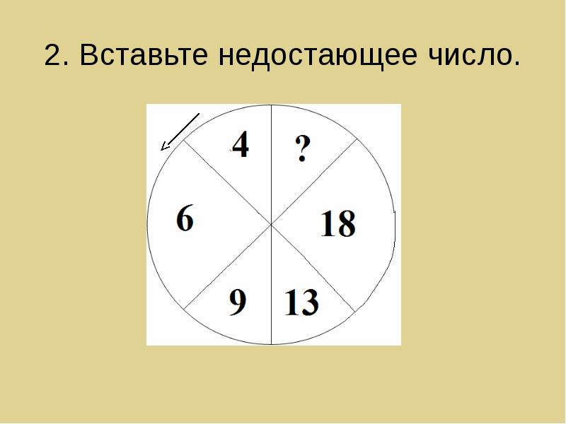 Вставь пропущенные цифры 2 5