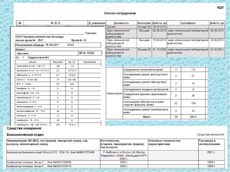 План клинико диагностической лаборатории