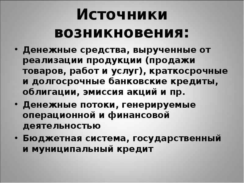 Источники письма