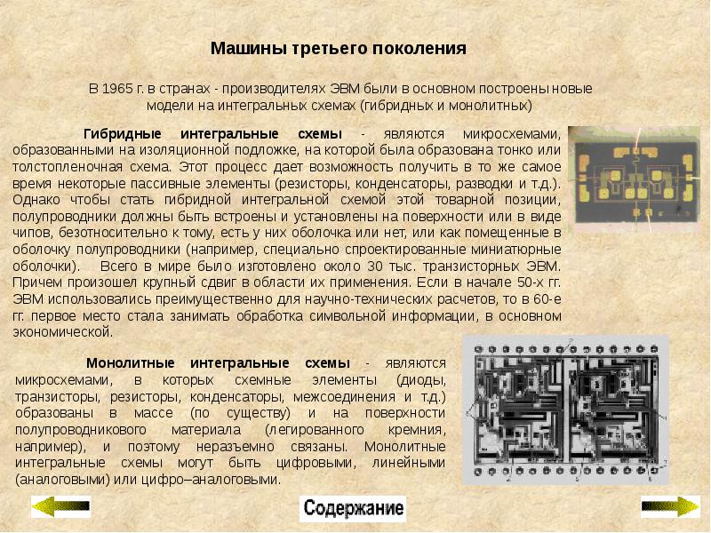 Гибридные интегральные. Третье поколение — Интегральные схемы (1965-1980). Монолитная интегральная схема. Гибридные Интегральные схемы. Третье поколение ЭВМ Интегральные схемы.