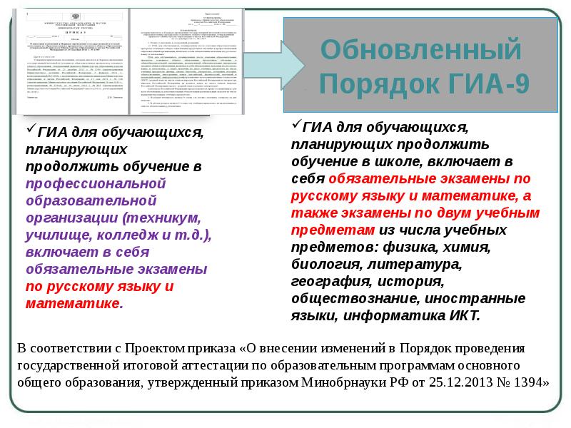 Порядок обновлений. «Обновлённый порядок». Что такое государственная аттестация в колледже.