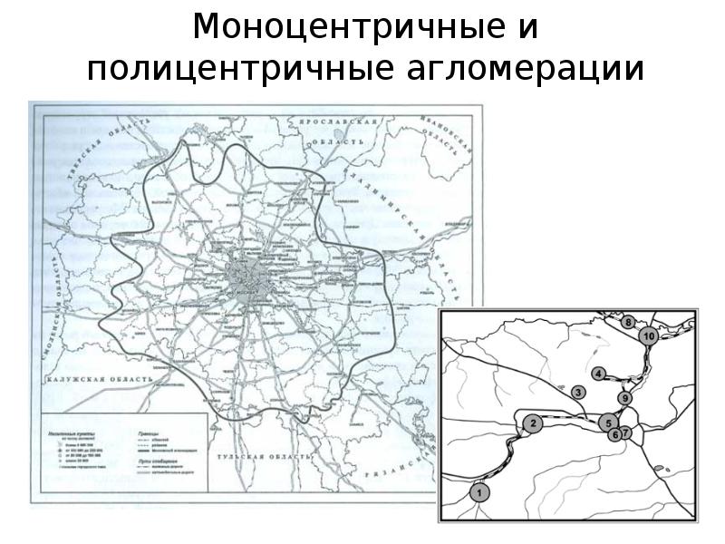 Донецкая агломерация карта