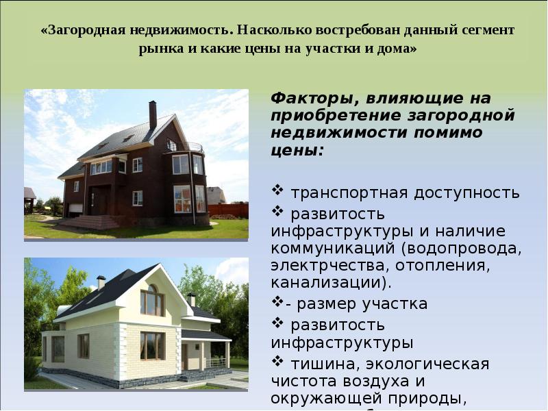 Презентация дома на продажу