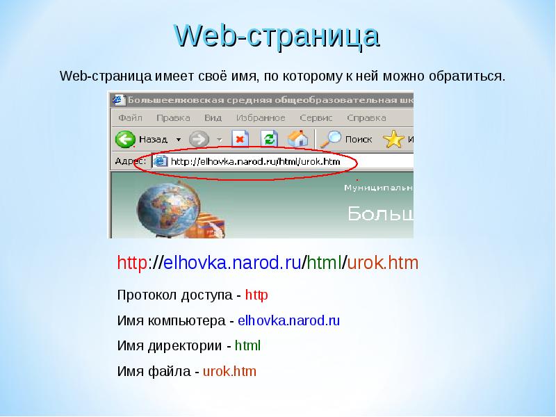 Интернет и всемирная паутина презентация 8 класс семакин