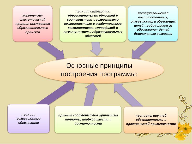 Принципы обучения в доу схема - 95 фото