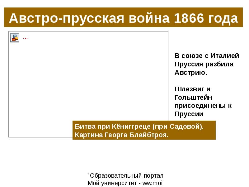 Австро прусская война карта