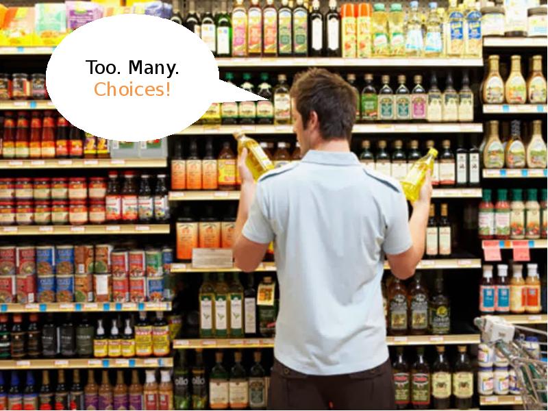 Too many choices. Кто занимается продукцией и л.