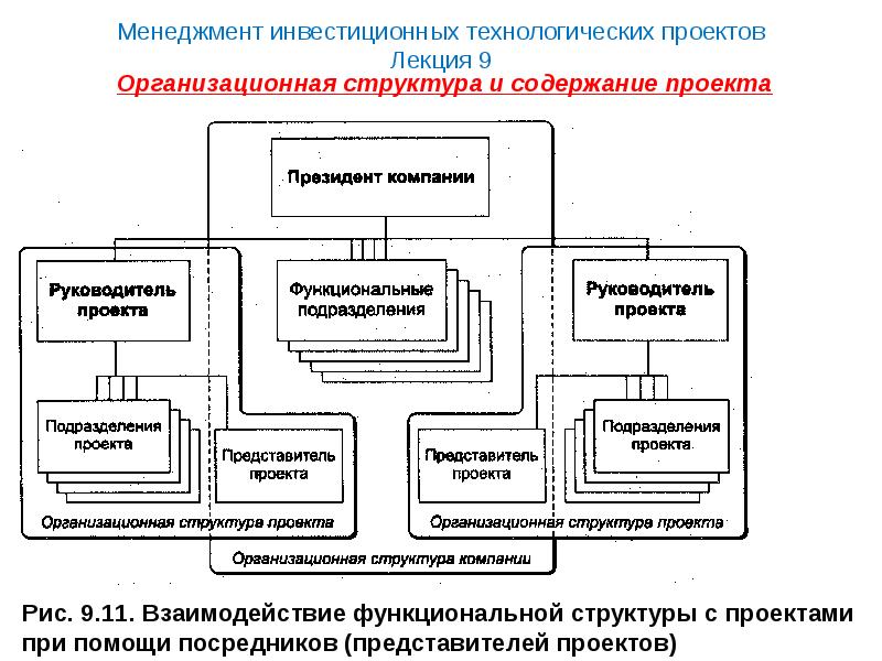 Взаимосвязь управления проектами инвестициями и функциональным менеджментом реферат